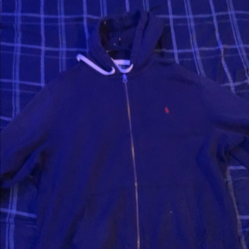 Dark Blue Polo Jacket